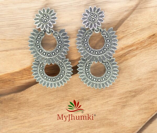 Oxidised Jhumka Earring For Women